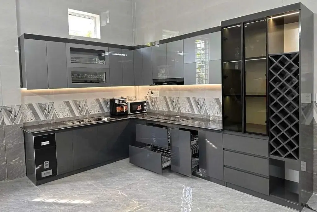 Tủ Bếp Nhựa Cao Cấp